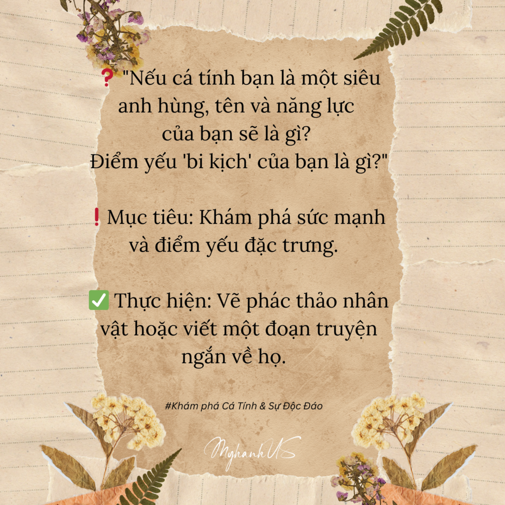 Thấu Hiểu Bản Thân - 15 câu hỏi khám phá cá tính và sự độc đáo