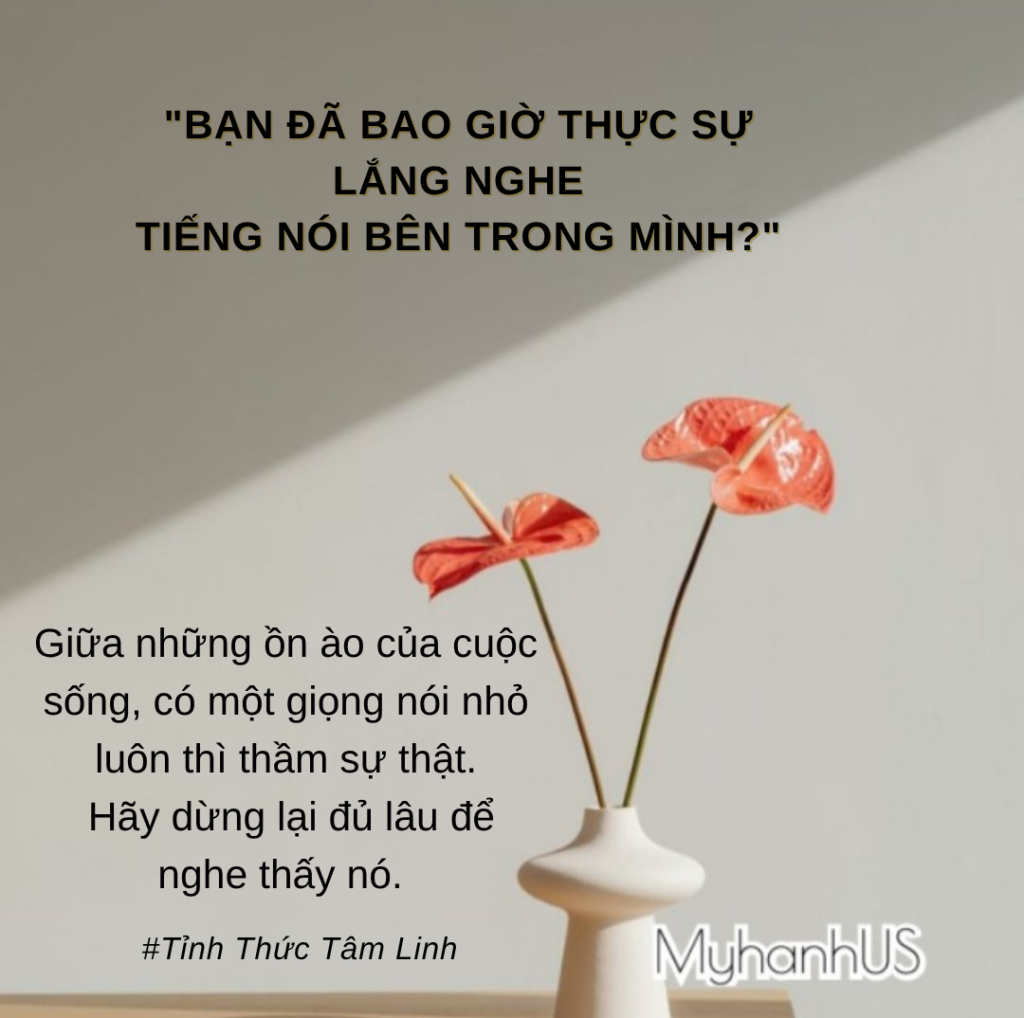 Bạn đã biết cách lắng nghe tiếng nói bên trong mình như bông hoa này