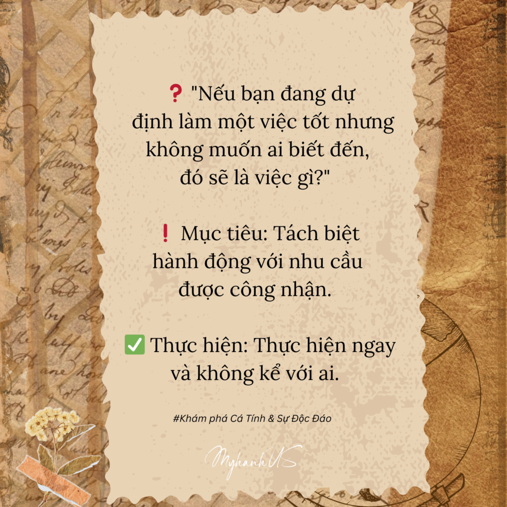 Thấu Hiểu Bản Thân - 15 câu hỏi khám phá cá tính và sự độc đáo