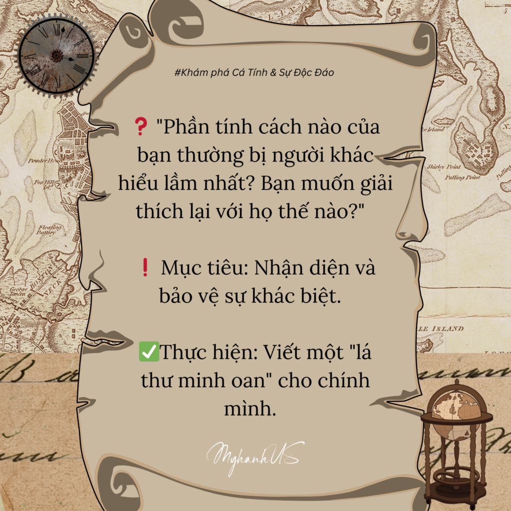 Thấu Hiểu Bản Thân - 15 câu hỏi khám phá cá tính và sự độc đáo