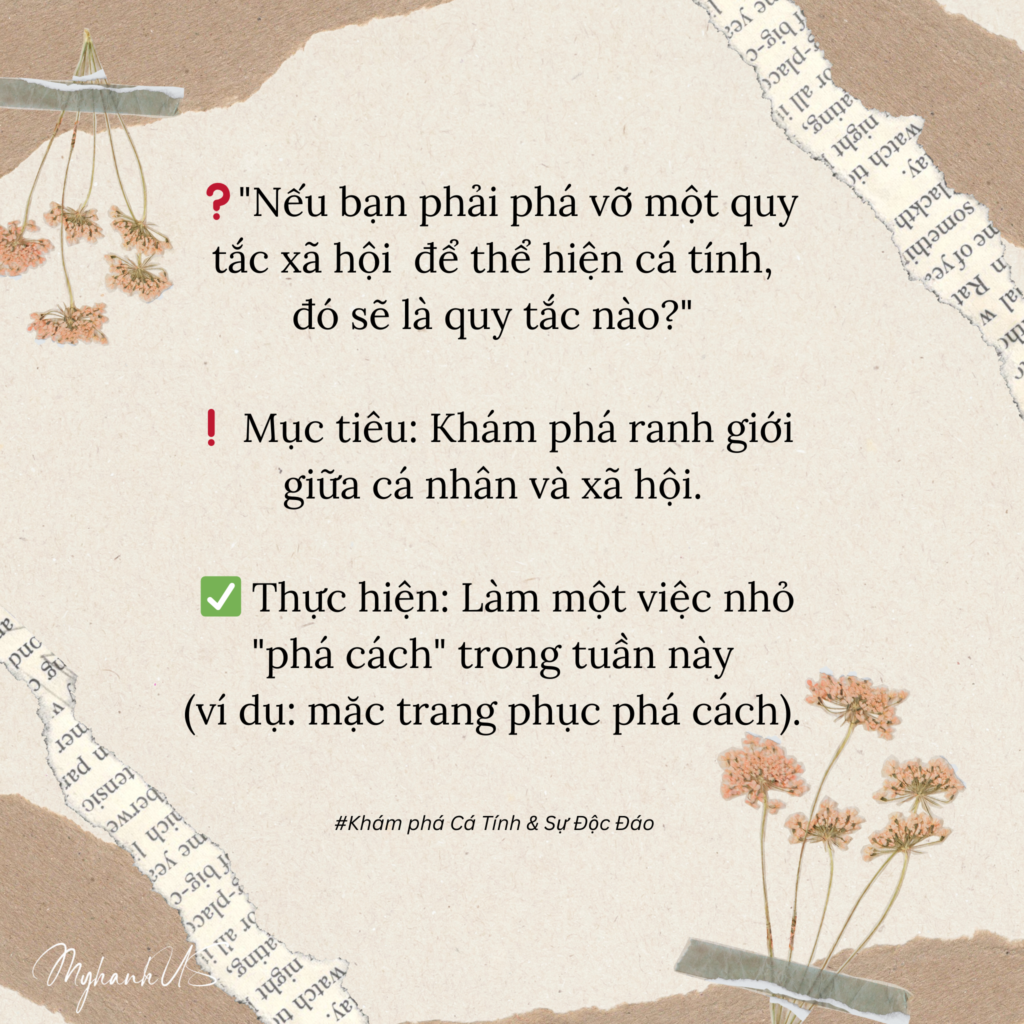 Thấu Hiểu Bản Thân - 15 câu hỏi khám phá cá tính và sự độc đáo