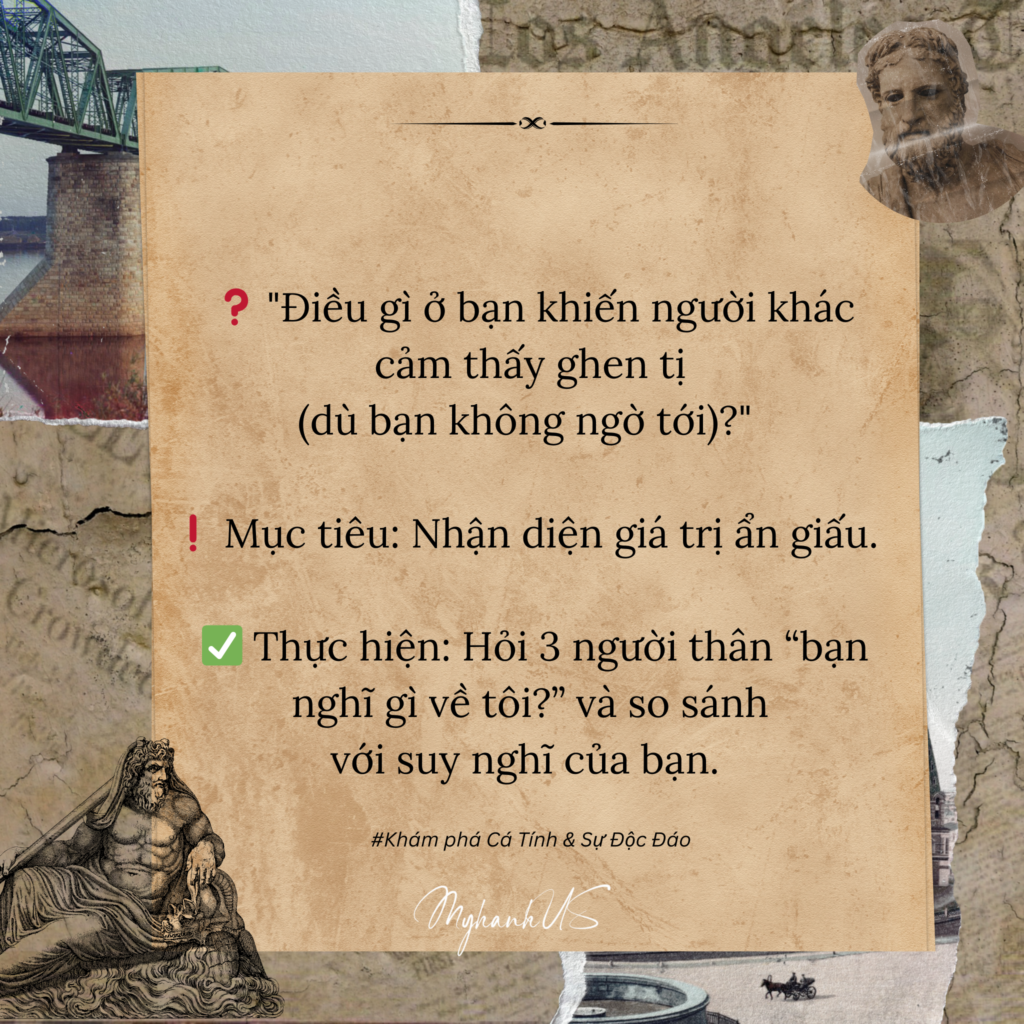 Thấu Hiểu Bản Thân - 15 câu hỏi khám phá cá tính và sự độc đáo