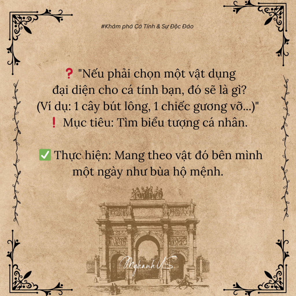 Thấu Hiểu Bản Thân - 15 câu hỏi khám phá cá tính và sự độc đáo