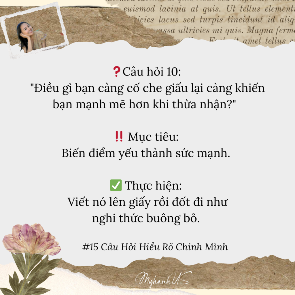 15 Câu hỏi Giúp Bạn Hiểu Rõ Chính Mình